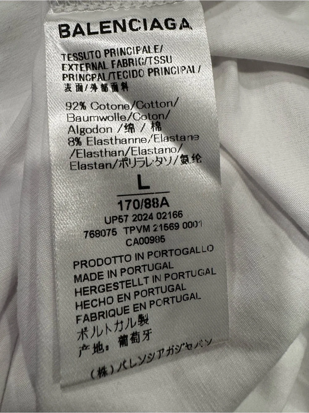 Balenciaga Paris Women's Tee Size Large Runs Small Flaws